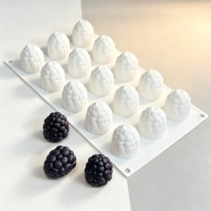 15 Cavity Blueberry Silicone Mold for DIY Desserts, Soap & Resin