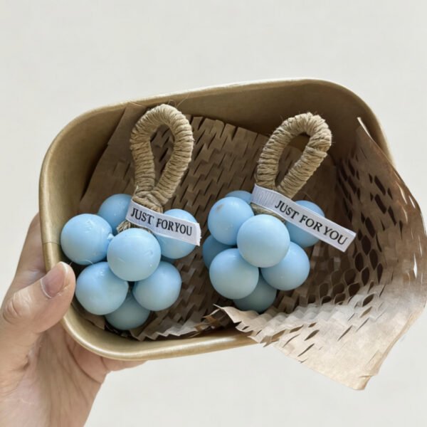 Handmade Grape Aroma Hanging Soap Ornament