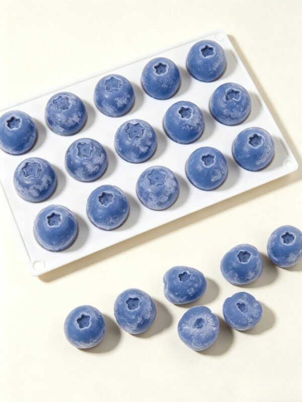 15-Cavity Blueberry Shaped Silicone Mold