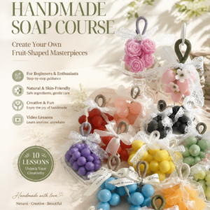 10‑Lesson Handmade Soap Making Course