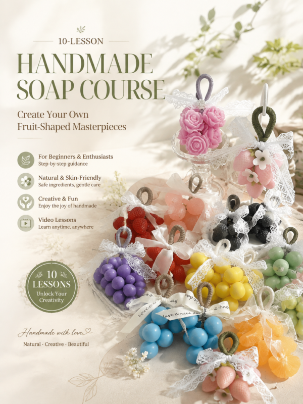 10‑Lesson Handmade Soap Making Course