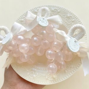 Handmade Pink Pearlescent Grape Shaped Scented Soap, Luxury Decorative Soap, Ideal for Wedding Favors, Birthday Presents, Party Guest Gifts & Home Decor